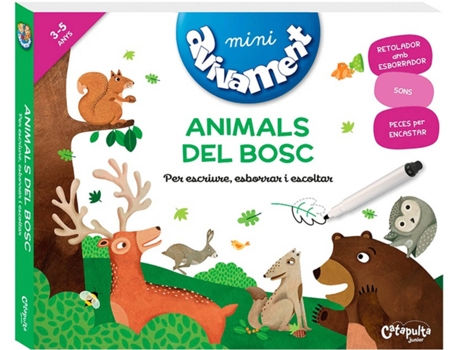 Livro Mini Avivament Animals Del Bosc de Els Editors De Catapulta (Catalão)