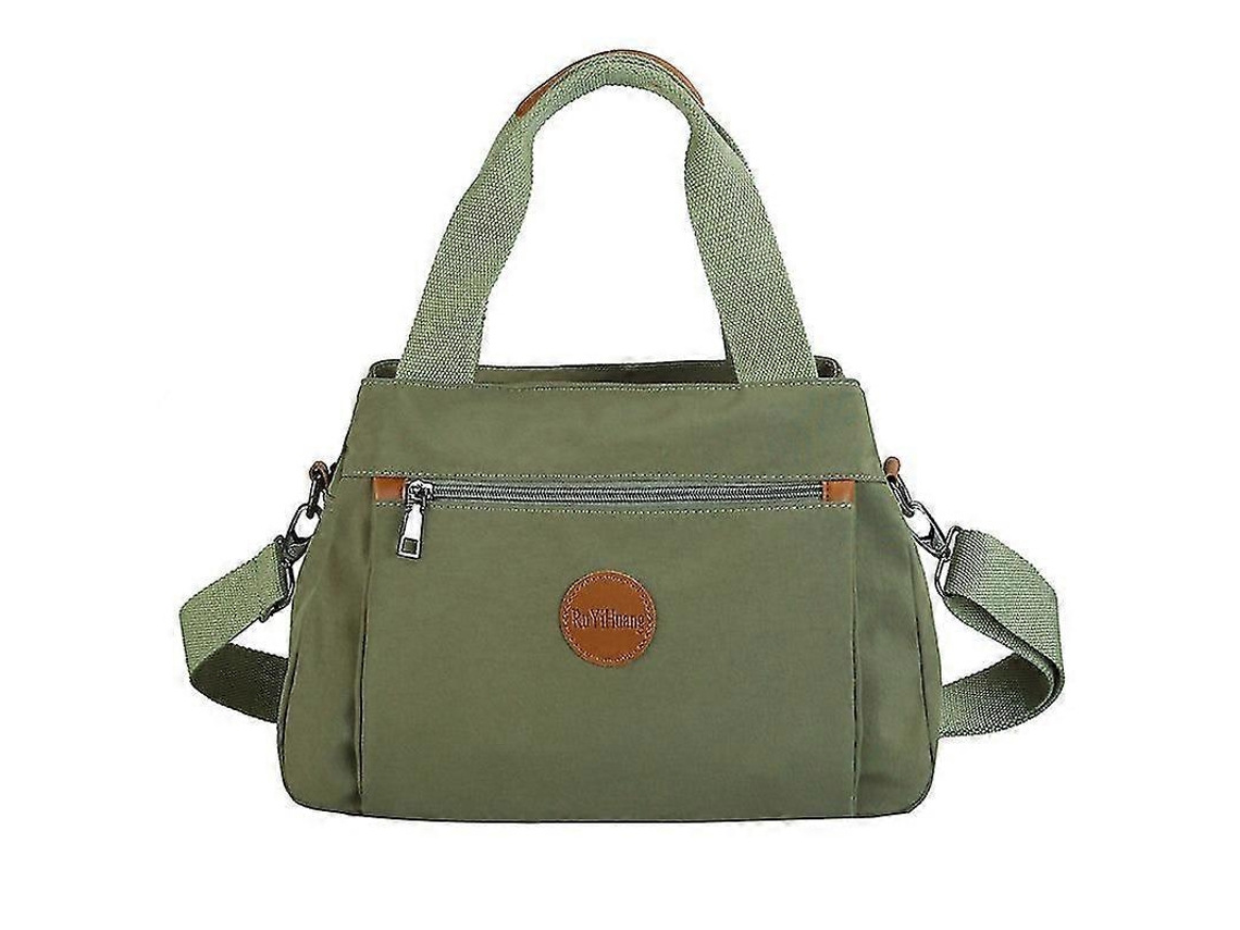 Bolsas De Ombro Femininas Estilo Mensageiro, Para Viagem, Casual, Transversal, Grande Capacidade, Multicompartimentos, Verde