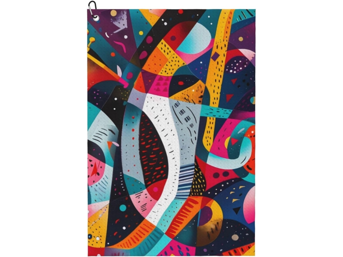 Acessório para Bolsa de Golfe com Estampa Abstrata de Jazz Instrumental