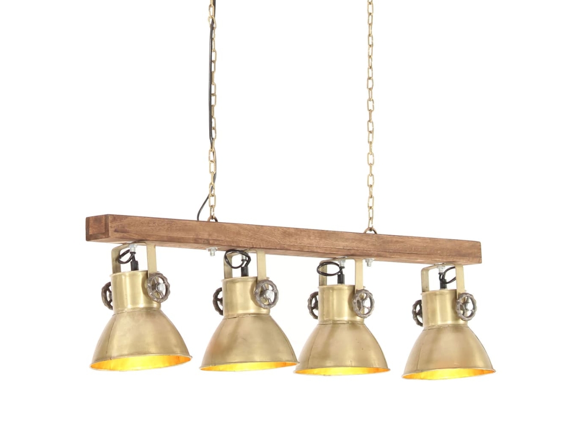 Ceiling Lamp, Ceiling Lamps Vidaxl Marrom Ferro (n/a)