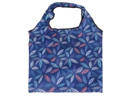 Sacola de Compras Dobrável com Estampa de Folhas Coloridas, Lavável e Reutilizável, 60 X 45 X 8 Cm, Design Portátil, 1 Conjunto. GOKOCO