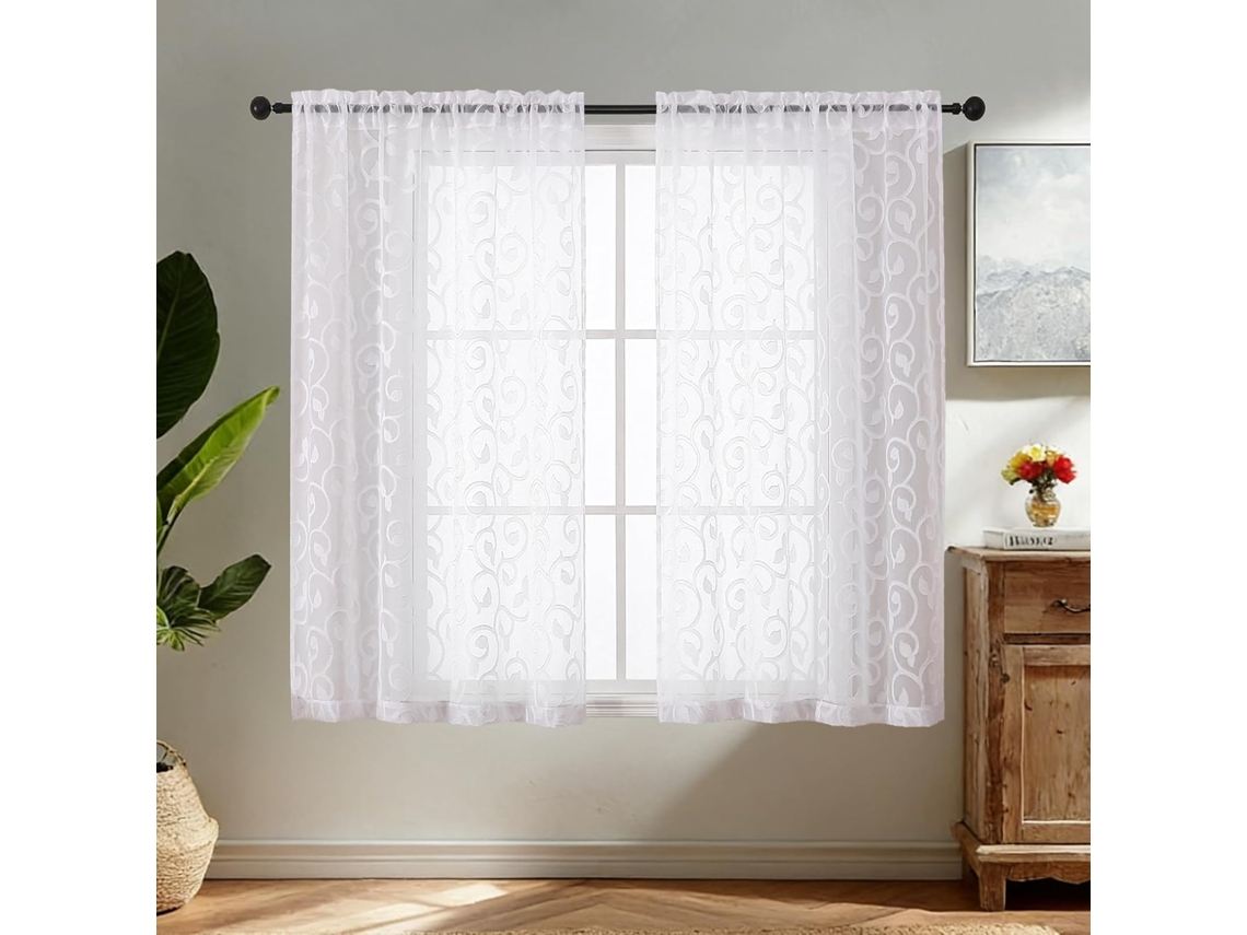 Cortinas Transparentes 140x122cm