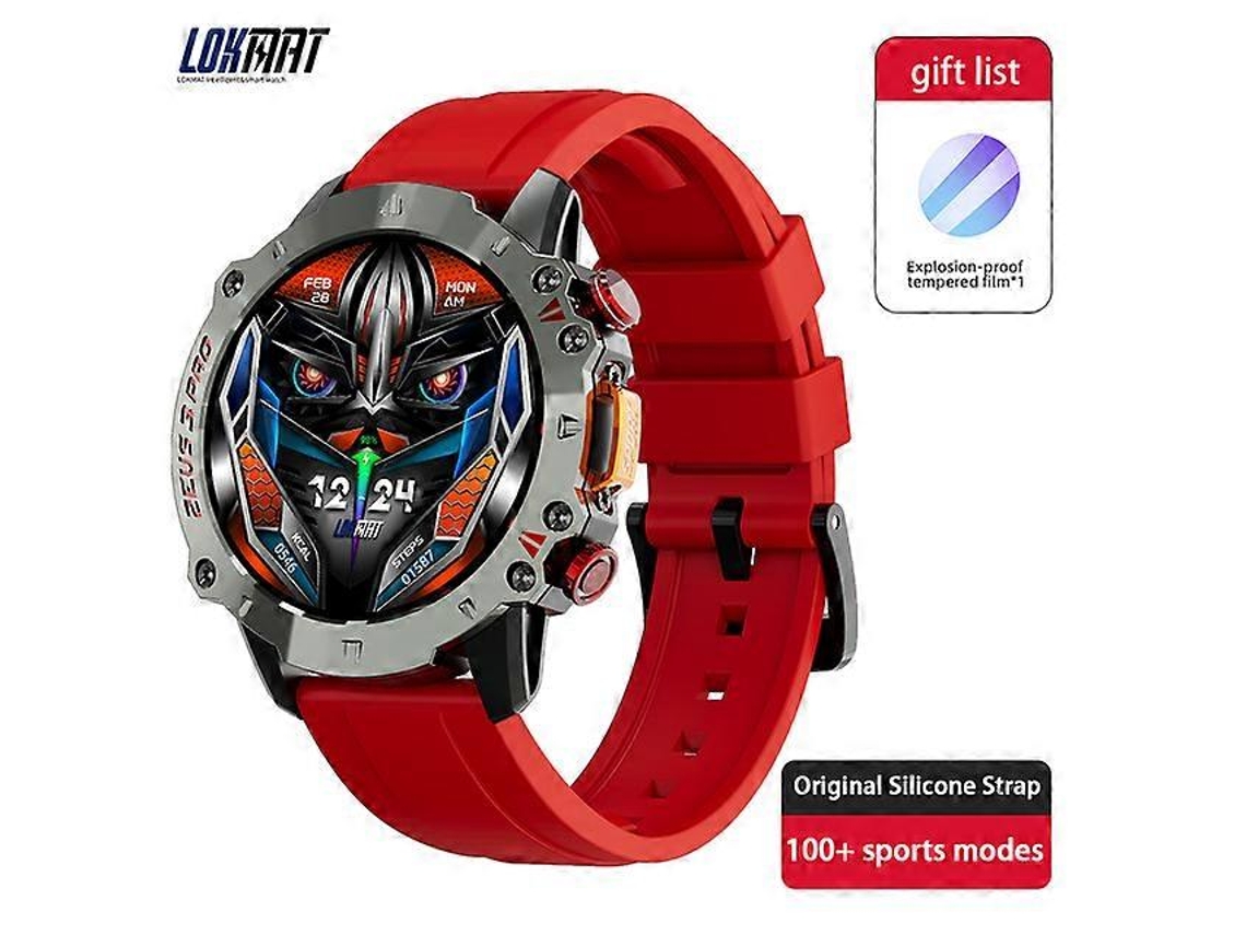 Relógio inteligente Zeus 3 Pro com chamadas Bluetooth, à prova d'água, tela sensível ao toque, função de espera longa, e-bike