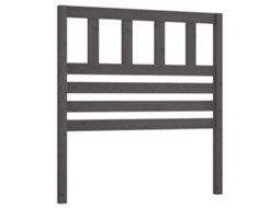 Cabeceira 81x4x100 Cm Pinho Maciço Cinzento MAISON EXCLUSIVE