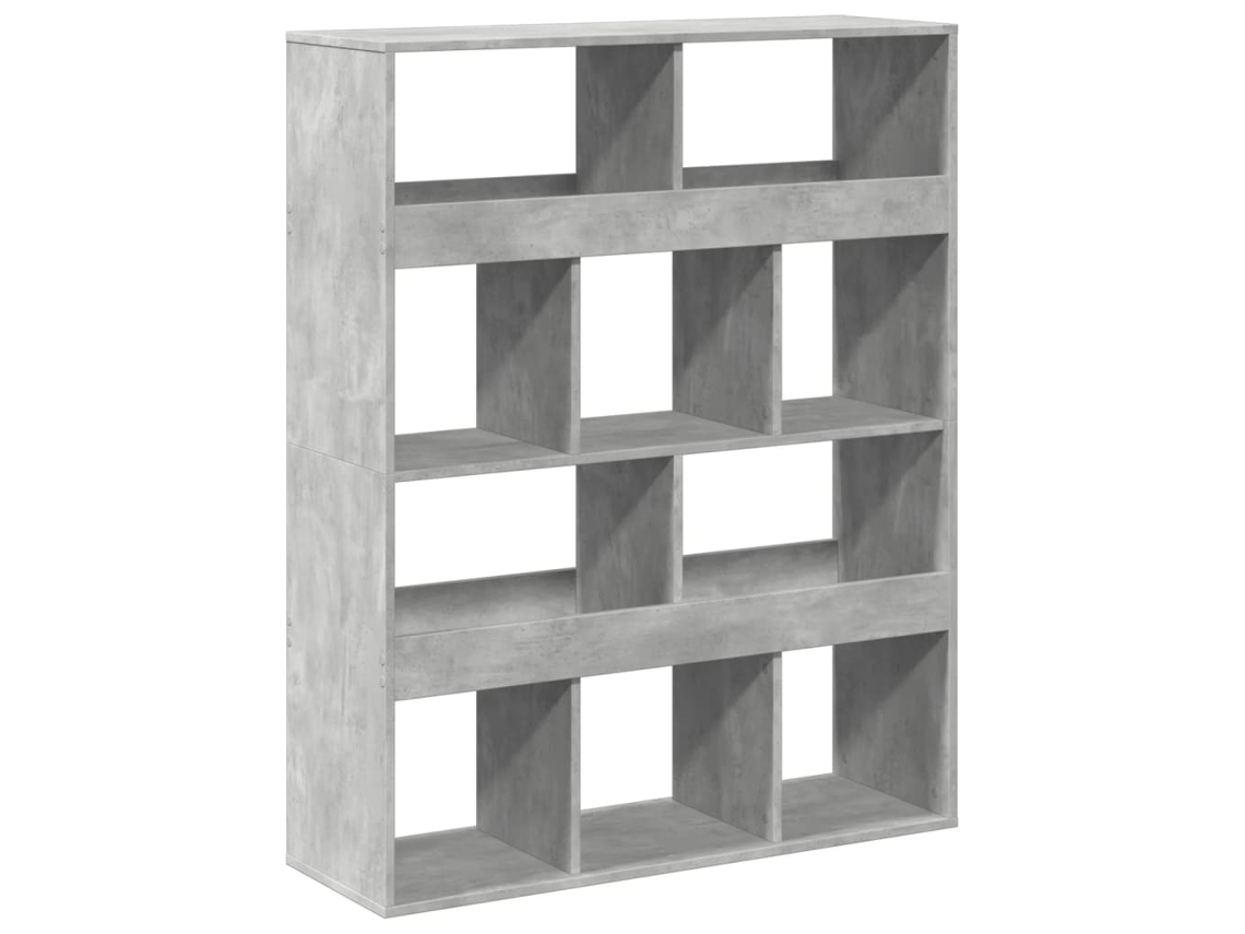 Estante para Derivados da Madeira Cinzento Cimento MAISON EXCLUSIVE (100x33x125,5 cm)