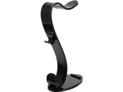 Support Stable Et Élégant Pour Casque Audio Noir En Acrylique Design, Base Épaisse De 8 Mm Et