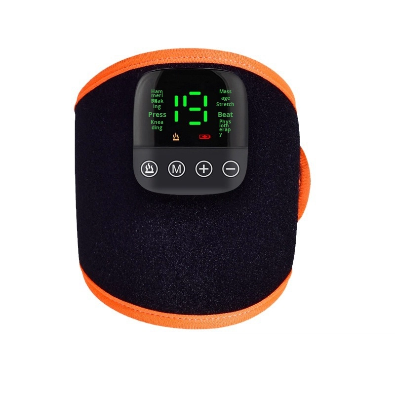 Massagemador De Mãos E Pernas Laranja Portátil Para Casa, Inteligente Com Aquecimento, Impulso Sem Fio Controle Remoto Sfushos