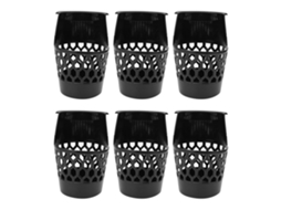6pcs Cesto De Bilhar Plástico Durável Prático Para Mesa De Sinuca Acessórios De Entretenimento Em Casa 20cm