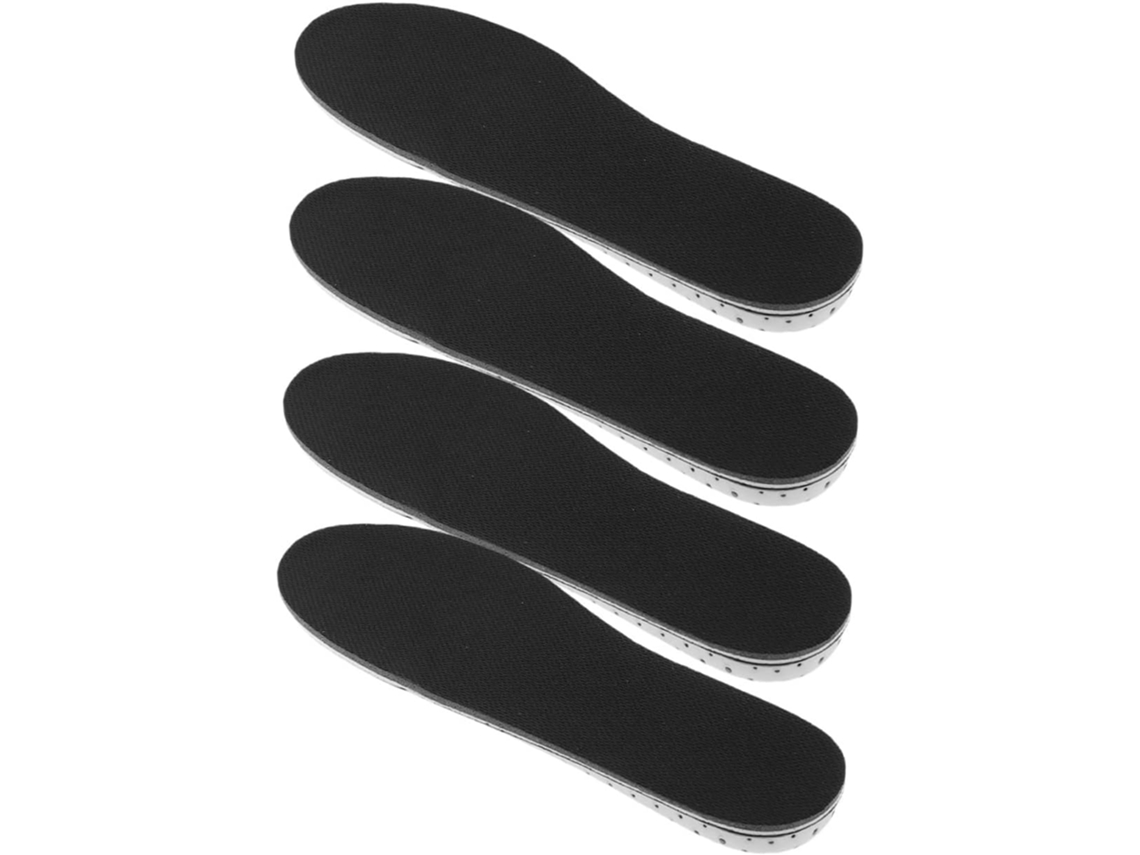 Pacote Com 2 Pares De Palmilhas Invisíveis Para Aumento Altura, Com Amortecimento E Conforto Em Espuma Viscoelástica