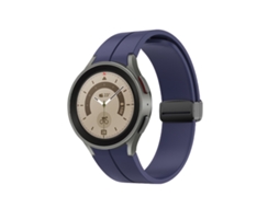 Bracelete Silicone Magnético em Formato I para Samsung Galaxy Watch Ultra XIAOMOYU 47mm com Preto, Vinho, Vermelho