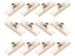 Alasum Conjunto De 12-prendedores Edredom E Lençol Em Abs Branco, Fáceis De Usar Para Manter A Roupa Cama Segura Em Casa