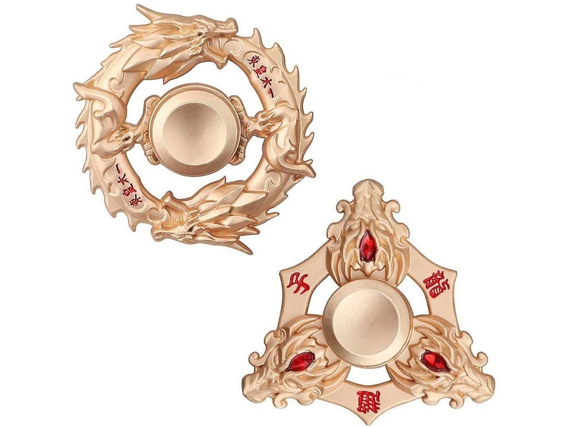 2026 spinner Antiestrés Metálico Golden Dragon para Niños Y Adultos Con Rodamiento R188