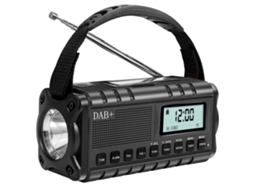 Rádio de Emergência Portátil Solvev de 10000mah com Am/fm e Carregador de Celular AQUAFORGE