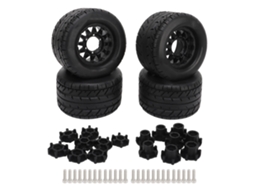 Mali pneu de Carro Controle Remoto 4pcs 12mm 14mm Adesão Estável Textura Desigual para Tamiya 1/10 a Type