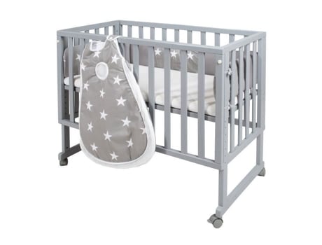 Cama Compartilhada Roba Safe Asleep 3 Em 1 Cinza Colchão E Saco De Dormir Incluídos