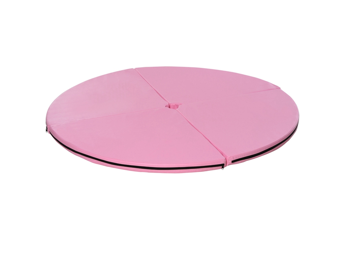 Tapete de Pole Dance 5cm Rosa (redondo, Ginástica, Yoga)