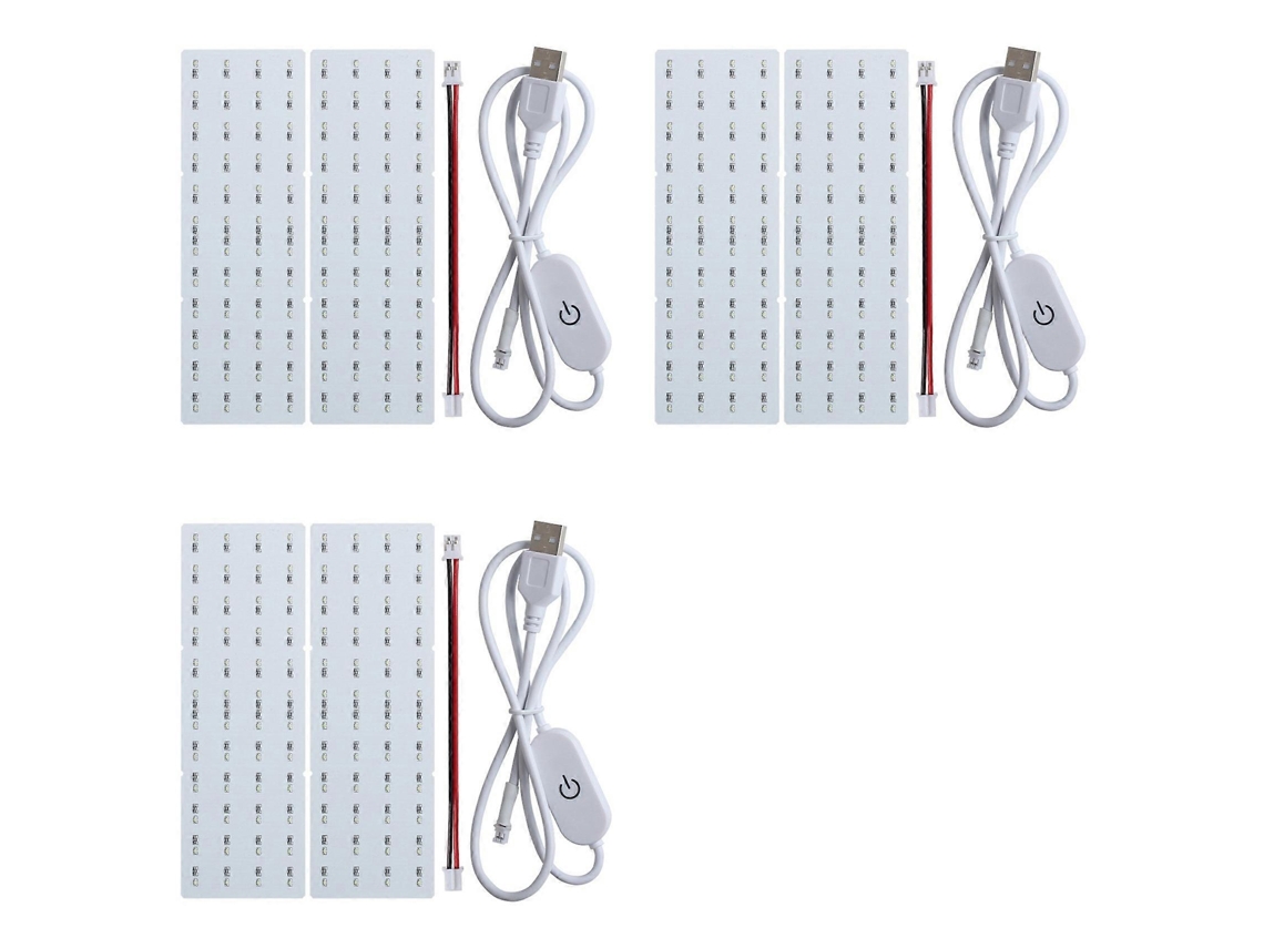 Kit com 6 placas de retroiluminação LED para Litofania Bambu Lab