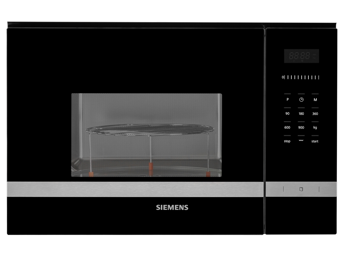 Micro-ondas Encastre SIEMENS BE555LMS0 (Outlet Grade A - 25 L - Com Grill - Inox)