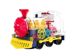 Mali trem Elétrico com Luz e Som Brinquedo Automático Presente de Aniversário para Crianças