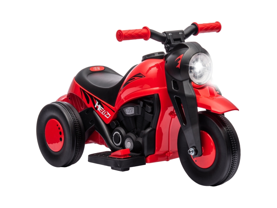 Motocicleta Elétrica 6v Música 2,5-3km/h 2-5 Anos