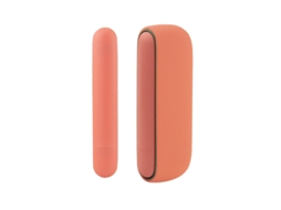 Capa Para Iqos Iluma Modelo De Abertura Lateral Adicionar Painéis Laterais 13x9.5x3cm Silicone Vermelho Alaranjado Fwinl