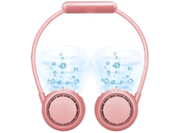 Mini Ventilador Usb Rosa, Recarregável e Portátil. MDUG