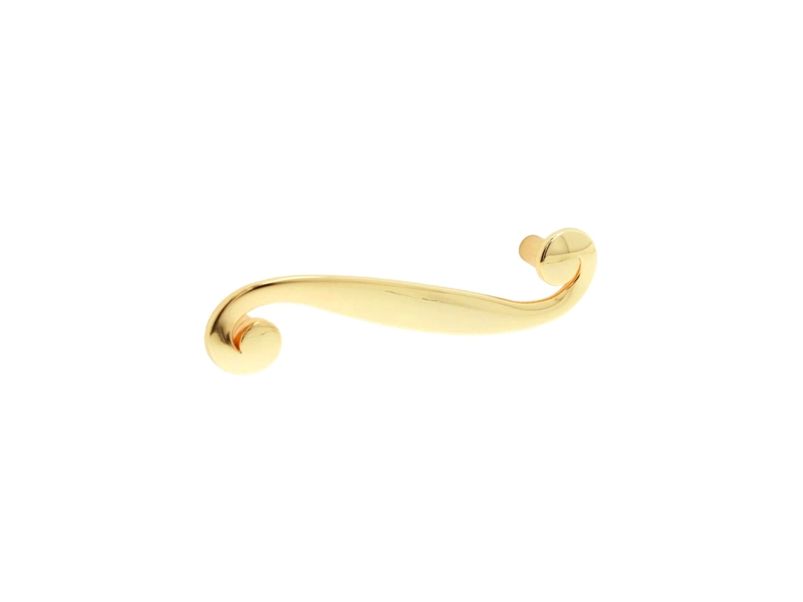 Conjunto de 25 Puxadores para Móveis em Zamac com 96mm de centro, ouro banhado HARDWAREXCHANGE