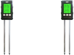 2x Detector Multifuncional 6em 1 Para Teste De Solo Fertilidade, Ph, Temperatura, Umidade, Luz Solar E Do Ar