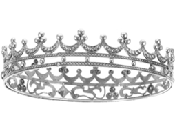 Coroa Retrô Ciieeo Para Homens Adultos, Acessório De Cabelo Em Metal, Decoração De Cabeça Para