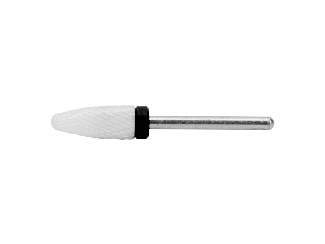 Broca De Lixadeira De Unhas Em Forma De Cabeça De Milho Acessórios De Máquina De Lixamento Elétrica Leve E Portátil (xc Extra Grosso Preto)