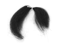 Barba e bigode postiços reutilizáveis de 8g para maquiagem cinematográfica.