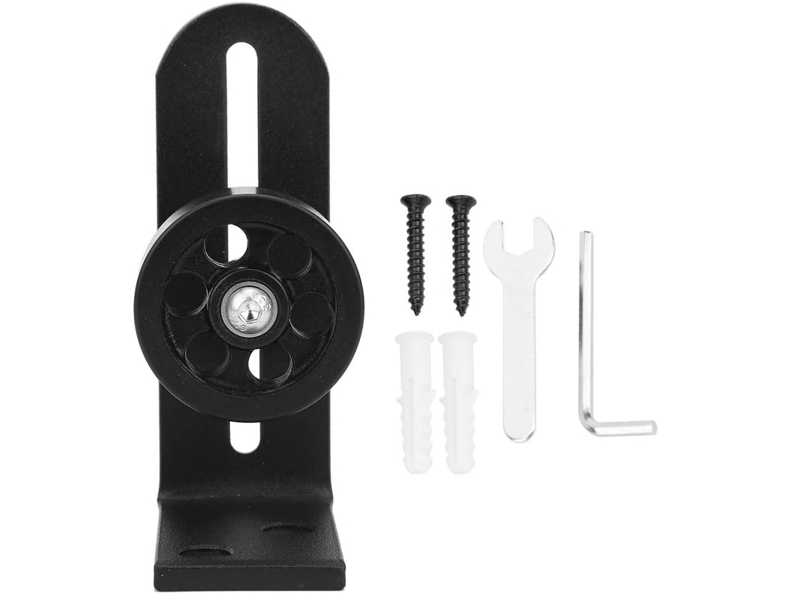 Guia De Roletes Aço Carbono Para Porta Correr Estilo Celeiro, Ideal Para Uso Doméstico Guia De Piso Reforçada Com