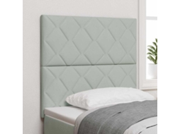 Vidaxl Cabeceira Cinzento-claro 100 Cm Veludo