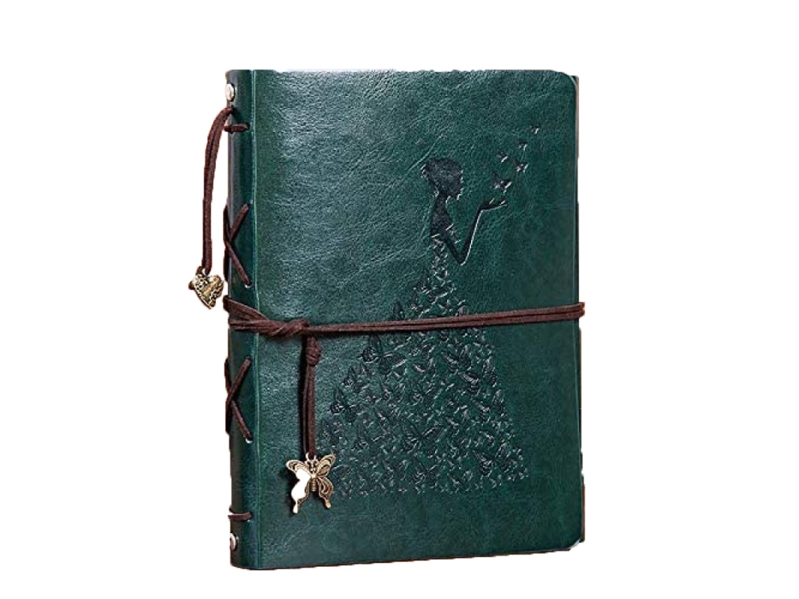 KOFIHETY Caderno Multifuncional, Design Vintage Para Aventuras Ao Ar Livre E Presentes Personalizados, Papel Sem Pautas Para Projetos Faça Você Mesmo, Compat