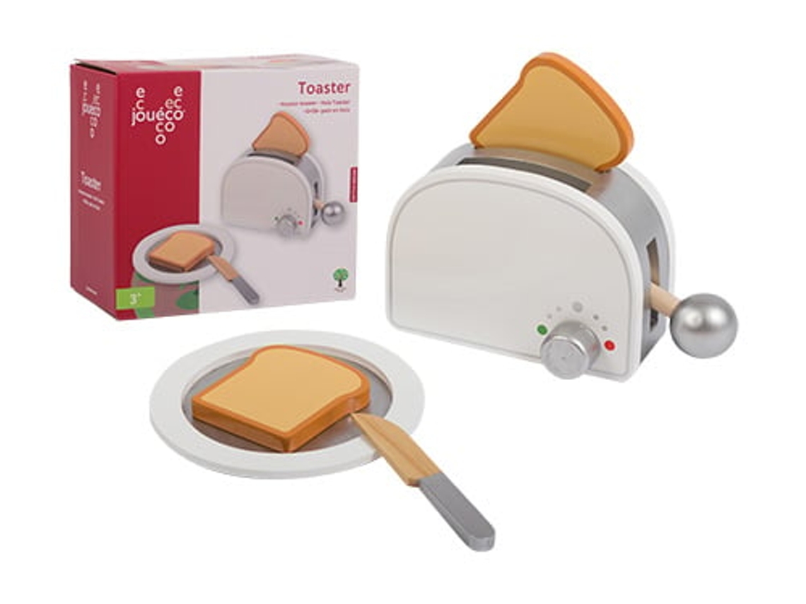Torradeira De Madeira Jouéco Brinquedo Sustentável Para Crianças