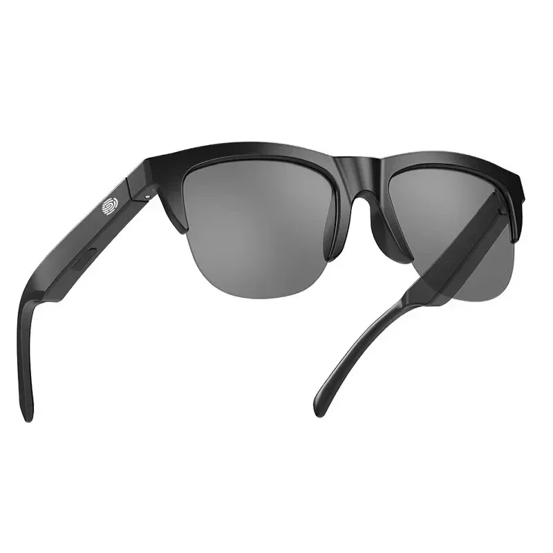 Óculos Bluetooth (pretos) Com Lentes De Alta Definição E Proteção Uv E Fones De Ouvido Bluetooth Sem Fio.