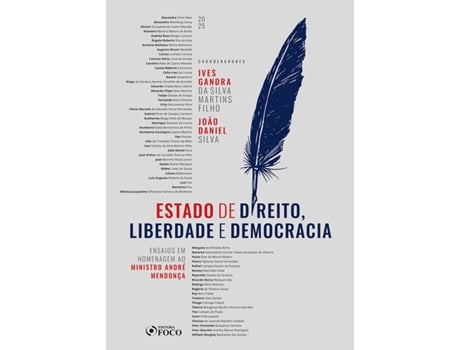 Livro Estado De Direito, Liberdade E Democracia - 1 Ed - 2025 Ensaios Em Homenagem Ao Ministro André Men De Alexandre Chini (português Do Brasil)