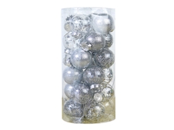 Laxiscreed Bola De Natal Acrílica Transparente Para Decoração De Loja E Natal
