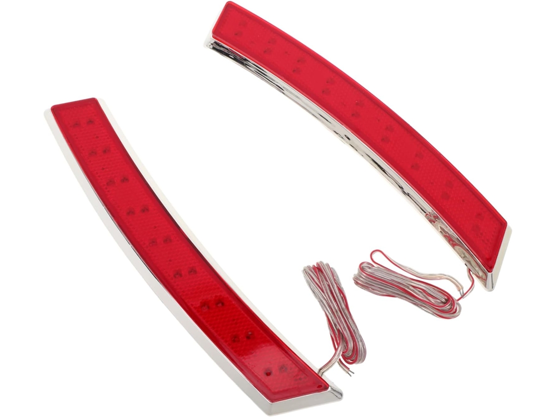 Luzes Laterais De Led Cabilock Para Carro, Luz De Sobrancelha Vermelha Para Roda, Luz De Advertência Decorativa, Fácil