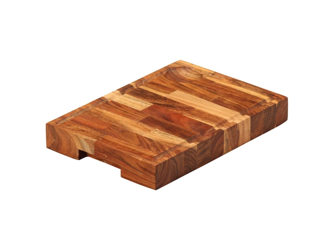 Chopping Board, Chopping Boards Vidaxl Marrom Madeira De Acácia (30 X 21 X 4 Cm)