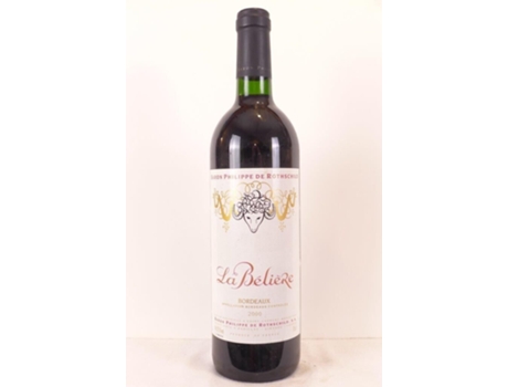 Vinho Tinto LA BÉLIÈRE 2000 (75 cl - 1 unidade)
