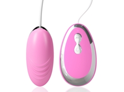 Vibrador Prova Dgua De Silicone De Controle Remoto Com Fio De 20 Frequncias Para Mulheres (rosa) Yizhood
