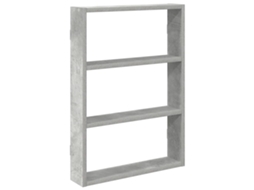 Wall Shelf, Wall Shelves Vidaxl Cinzeto Madeira Processada (n/a)