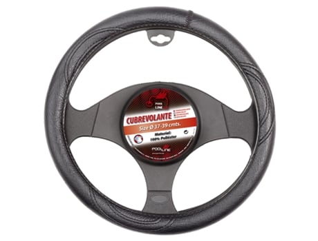 TAMPA DO VOLANTE  NATURAL COR PRETO TAMANHO MED. 37-39