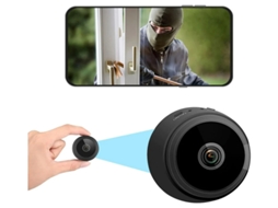 Câmera wi-Fi 1080p Para Segurança De Escritório Doméstico A9 Câmera Espiã Oculta Com Detecção De Visão Noturna Preta Yizhood
