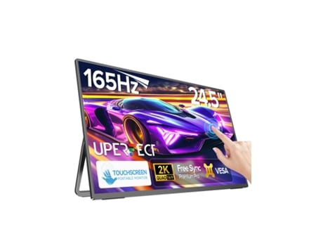 Monitor Portátil Uperfect (24,5 144 Hz, Usb C E Hdmi 1080p, Ecrã Tátil 10001)