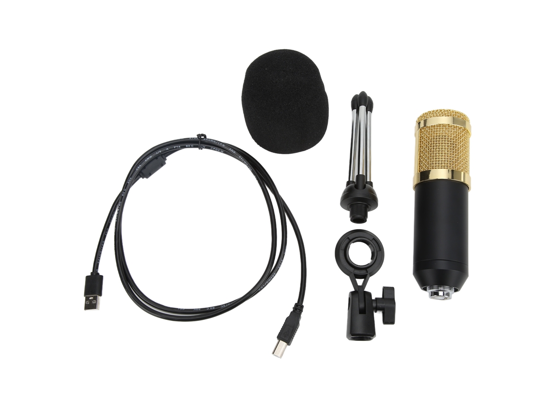 Rgb Usb Condenser Microphone Game Live Streaming Broadcast Pc Computer Rgb Light Colorful Recording With Anti Vibration Mount LAXISCREED