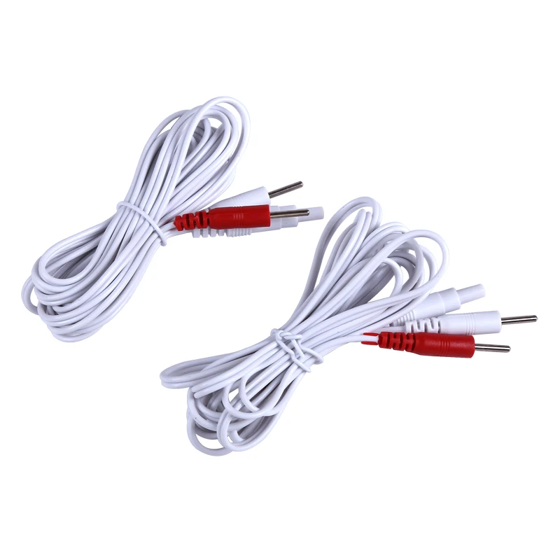 Fio Condutor De Eletrodo Para Máquina Tens, Aparelho Terapia Digital, Estimulador Muscular, Massageador Corporal ~05758