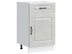 Kitchen Base Cabinet, Kitchen Base Cabinets Vidaxl Cinzeto Madeira Processada (n/a)