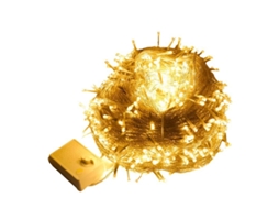 100m 600 Led Luzes De Corda Carnaval Casamento Iluminação De Jardim Interno E Externo Ehstmind (branco Quente)
